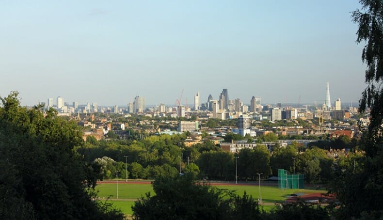 Moving to Hampstead - view of Parliament Hill