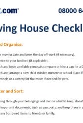 moving house checklist - printable version